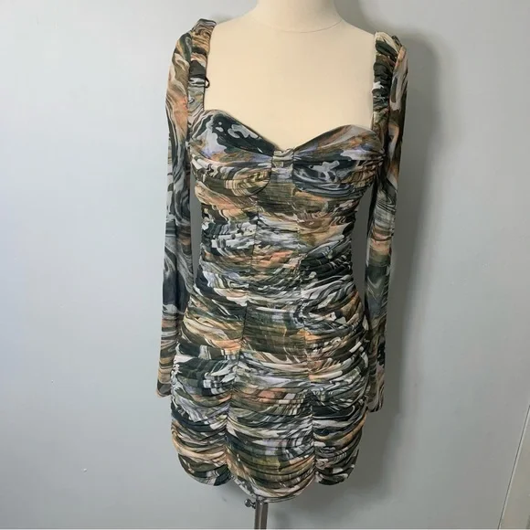 Zara | Dresses | Zara Nwt Draped Tulle Marble Printed Dress Green Size M | Poshmark Zara | Dresses | Zara Nwt Draped Tulle Marble Printed Dress Green Size M | Poshmark